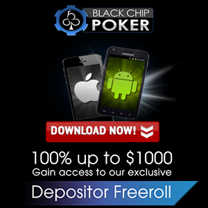 BlackChip Poker Mobile Banner